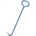 Cherne 24 in., Steel Manhole Cover Hook with FlatHandle; 300 lb. Capacity, Blue
