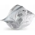 3M Disposable Respirator: Dual, Non-Adj, Metal Nose Clip, Std, White, M Mask Size, 3M, N95, 50 PK