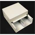 Legrand Steel Entrance End For Use With 4000 Raceway, Ivory