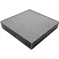 Water-Resistant Closed Cell Foam Sheet, 220 Polyethylene, 1/2" Thick, 24" W X 54" L, Charcoal