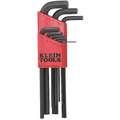 Long L-Shaped Metric Satin Hex Key Set, Number of Pieces: 9
