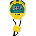 Digital Stopwatch: Count up to 23 hr, 59 min, 59 sec, +/-3 sec/day, Multiline LCD