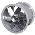 18" Tubeaxial Fan, Motor HP 1/2, Voltage 115, 1 Phase