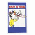 Brady Book/Booklet: Book/Booklet, Chemical Safety, Right to Know Training Booklets, 10 PK