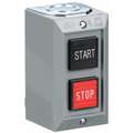 Square D Push Button Control Station, 1NO/1NC Contact Form, Number of Operators: 2