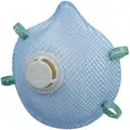 N95 Disposable Respirator, Molded, Blue, Mask Size: S, 10PK