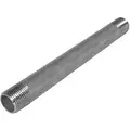 2" x 4 ft. 304 Stainless Steel Pipe, Pipe Schedule 40, Threaded on Both Ends