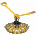 Pail Lid Closer: Yellow, Steel, Pail Lid Closer, 26 in Overall Ht