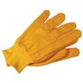 Chore Gloves, L, Cotton, Yellow
