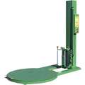 Semi-Automatic Stretch Wrap Machine, Roll Width: 20", Load Capacity: 4000 lb., Low Profile, 12 rpm