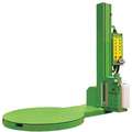 Semi-Automatic Stretch Wrap Machine, Roll Width: 20", Load Capacity: 4000 lb., Low Profile, 12 rpm