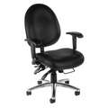 Ofm Inc Desk Chair, 24/7 Extreme Use, Desk Chair, Black, Vinyl, 19" to 23" Nominal Seat Height Range