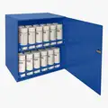 Aerosol Can Cabinet Blue Steel Equipment