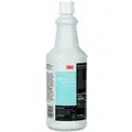 3M Disinfectant: Bottle, 1 qt Container Size, Ready to Use, Liquid, Quat, Lemon, No Series, 12 PK