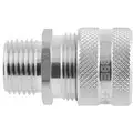Hubbell Wiring Device-Kellems Liquid Tight Cord Connector, 0.38" to 0.50" Cord Dia. Range, 1/2" MNPT, Aluminum