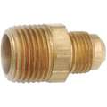 Male Connector: For 3/8 in Tube OD, 1/2 in Pipe Size, Flared x MNPT, 1 5/8 in Overall Lg