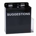 Brady Acrylic Suggestion Box; 12 in. H x 11-3/4 in. W x 4-3/4 in. D