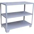 Jamco Freestanding, Welded Metal Shelving; 1000 lb. per Shelf, Weight Capacity, 18" D x 45" H x 48" W, Gray