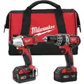 M18 Cordless Combination Kit, 18.0 Voltage, Number of Tools 2