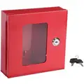 Emergency Lock Box, Single Key, 1 Key Capacity, Mounting Type: Surface