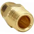 Male Connector: For 1/4 in Tube OD, 1/4 in Pipe Size, Flared x MNPT, 1 7/32 in Overall Lg, 10 PK
