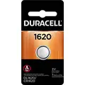 Duracell Lithium Coin Cell Battery, 3 V, C1620, Battery Size CR1620