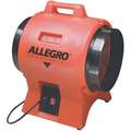 Allegro Axial Confined Space Fan, 1 HP, 115VAC Voltage, 3425 rpm Blower/Fan Speed