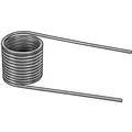 180 Degree Carbon Steel Music Wire Torsion Spring with 0.183 Outside Dia Pack of 5 Package of 6 