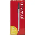 Universal Ballpoint Pens, Pen Tip 1.0 mm, Barrel Material Plastic, Barrel Color Gray, Pen Grip None