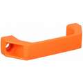Polyamide PA 6, Glass Ball Reinforced Pull Handle with Painted Finish, Orange; Hardware Not Included