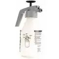 Tough Guy Gray/Clear Plastic, Metal Compressed Air Sprayer with Trigger, 2 qt., 1 EA