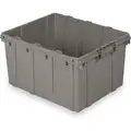 Nesting Container, Gray, 12-3/8"H x 24"L x 20"W, 1EA