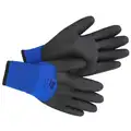 Honeywell PVC Coated Gloves, ANSI/ISEA Cut Level 2 Lining, Black, Blue, 2XL, PR 1