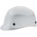 Micro/ Short Baseball Cap Bump Cap, Fits Head Sizes 6-1/2 to 8", White