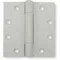 4-1/2" x 4-1/2" Butt Hinge with Gray Prime Coat Finish, Full Mortise Mounting, Square Corners