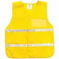 Legend Insert Hook-and-Loop Safety Vest, Unrated, Yellow, Universal