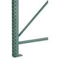 Steel King Teardrop Upright Frame; 34, 830 lb. Load Capacity, 42" D x 20 ft. H x 3" W, Green