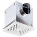Ceiling Ventilator, 1 Phase, Ceiling or Wall Mounting Position, 136 CFM @ 0.000-In. SP, 120VAC