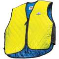 Techniche Cooling Vest, 5 to 10 hr. Cooling Time, High Visibility Lime, 2XL