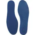 Impacto Insole, Unisex, Men's 11 to 13, Women's 13 to 14, Round Toe Shape, Flat Arch Height, Blue