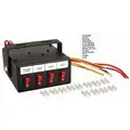 Buyers Products Switch Box: 4-Function, SPST, 12, 6 Terminals