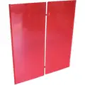 Imperial Red Steel Doors For 20, 42 and 72 Hole Bins, 33-3/4" x 42"