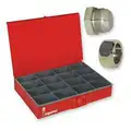 Imperial Steel Cap & Plugs JIC Fittings Assortment, 110 Pieces