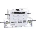 Square D Auxiliary Contact, 5 Amps, Instantaneous Type, Screw Mounting