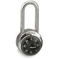 Master Lock Combination Padlock Front-Dial Location, 2" Shackle Height
