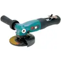 Dynabrade Angle Grinder: 4 1/2 in Wheel Dia, 1.3 hp Horsepower, 12,000 RPM Max. Speed, Std Reach