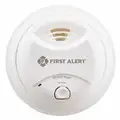 First Alert 5-39/64" Smoke Alarm with 85dB @ 10 ft. Audible Alert; 9V