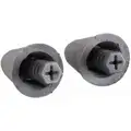 Cone Ear Plugs, 32dB Noise Reduction Rating NRR, Uncorded, M, Gray, PK 120