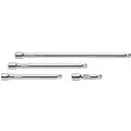 3", 6", 8", 12" Socket Extension Set with 3/8" Drive Size and Chrome Finish