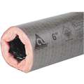 Atco Insulated Flexible Duct, R 8.0, 6" Flexible Duct Inside Dia.